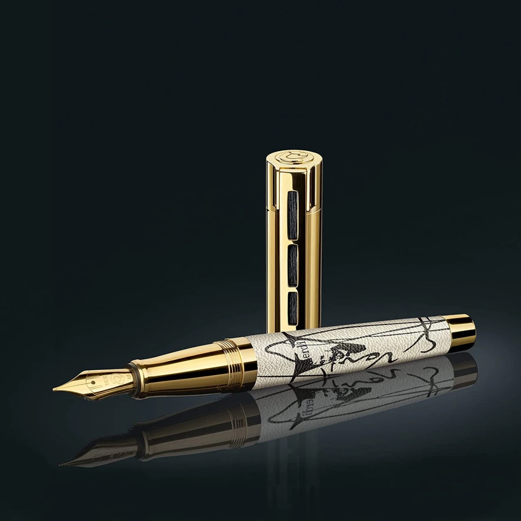 Gold-plated fountain pen