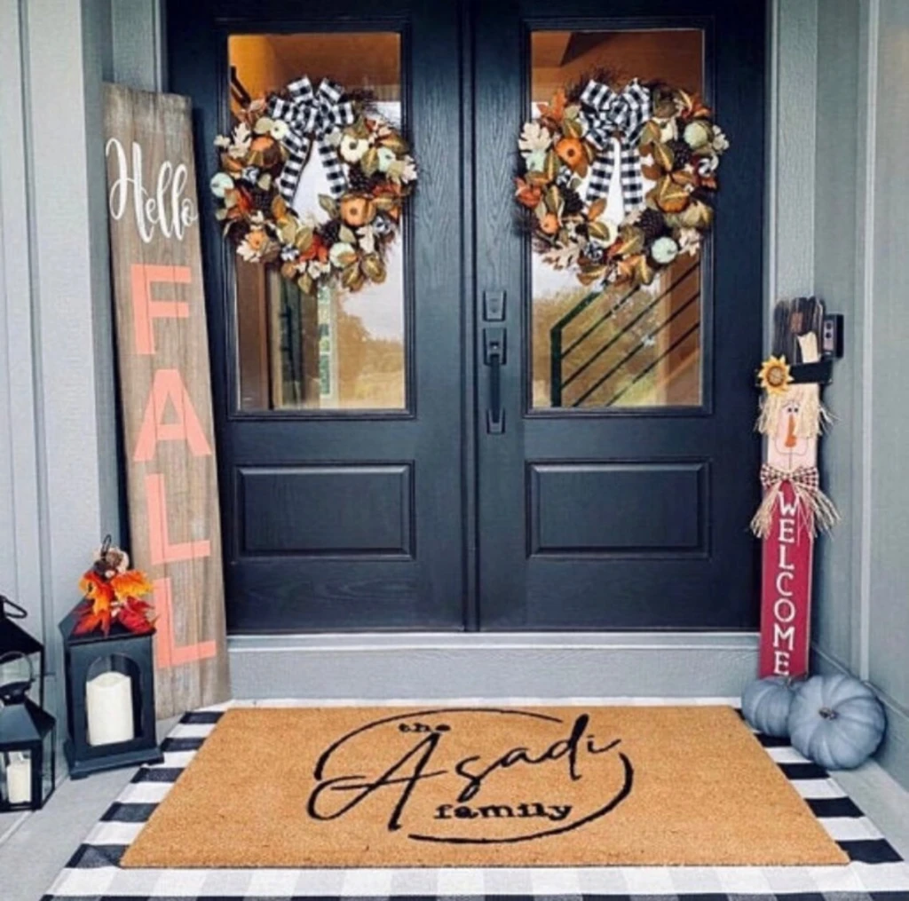 Personalized doormat