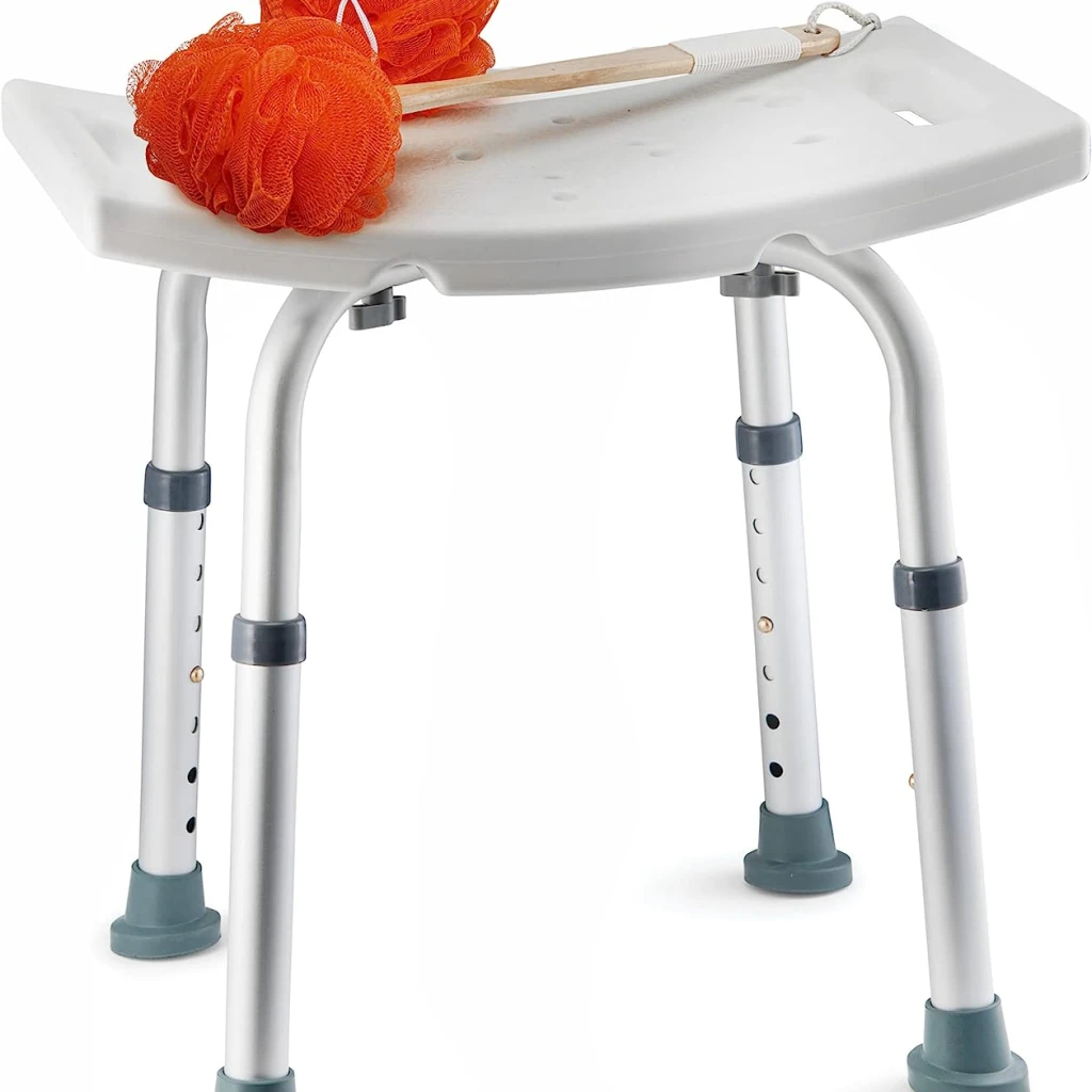 Adjustable shower chair